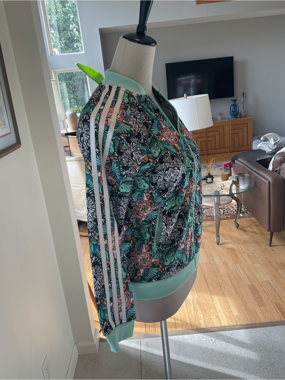 adidas Multi-Color Zoo-Print Track Jacket - Picture 3 of 7